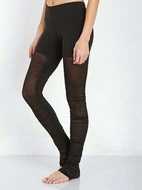 Alo Yoga NWOT Mesh Goddess Leggings - Black - Size L